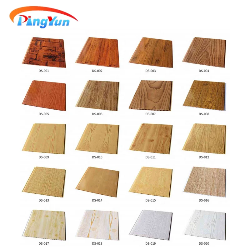 Cheap Prices Decorative Indoor PVC Wood Ceiling Eco-Friendly Laminated Ceiling Tiles
