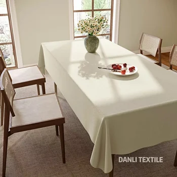 French Home Linen feeling polyester Paris luxury Tablecloth