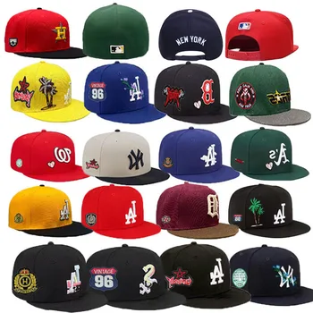 wholesale Customized Embroidery de beisbol Sports New Gorras original   Snapback al por mayor Fitted Hats baseball Cap For Men