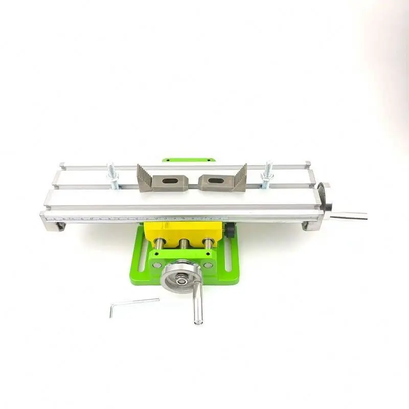TEBAK LY 6330 Multifunction Milling Machine Bench Drill Vise Fixture Worktable X Y-axis Adjustment Coordinate Table