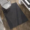 Colorful leather chair cushion - minimalist navy blue square