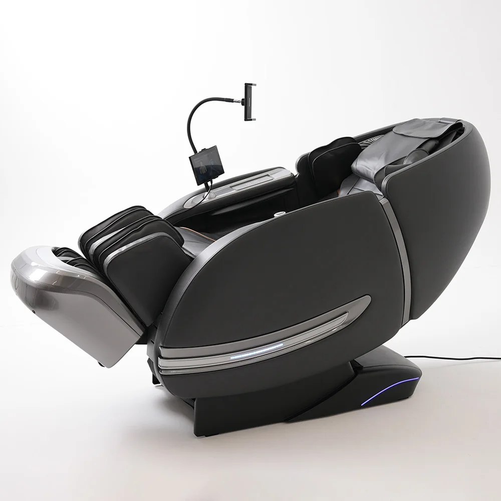 2026 New Arrival Leather Electric SL Track Full Body and Hands Massage Chair Full Body for Home Use