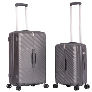 PP Anti Scratch Luggage Bag Travel Trunk Style Durable Lightweight Large Capacity PP Trolley Suitcase Set