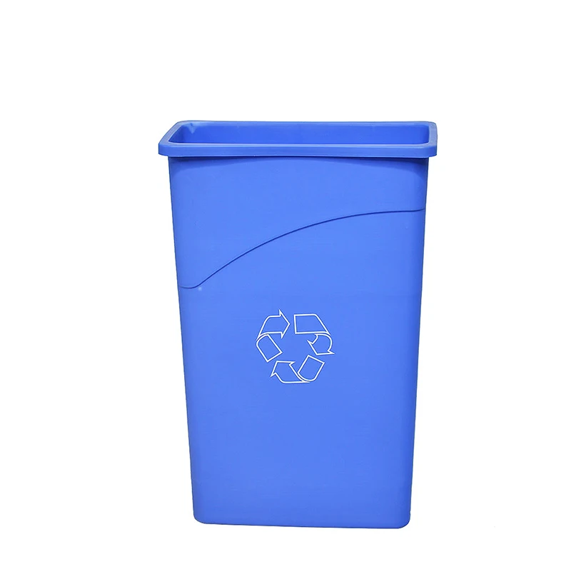 Customized 87L Plastic Trash Can for Hotel Office Large Recycle Waste Bin