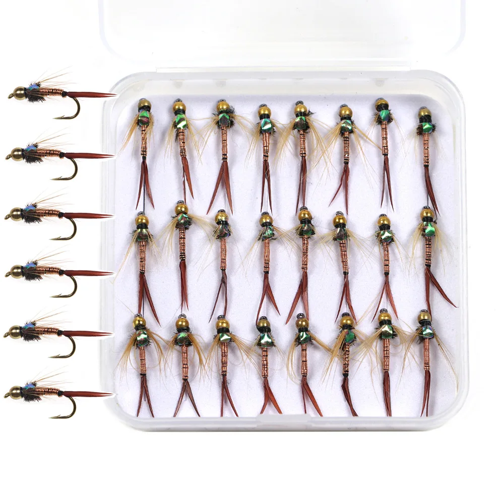 14 # 20mm リアルなトンボフローティングフライフィッシングルアー釣り