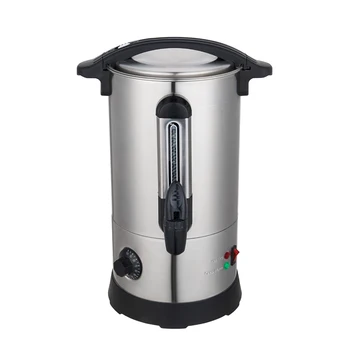 10L Commercial Catering Water Boiler Coffee Urn Electric Water Boiler Hot Coffee Milk Wine Stainless Steel Water Urn