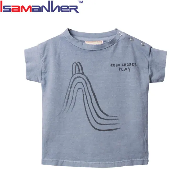 Baby boys clothes china 100% organic cotton plain t-shirt baby