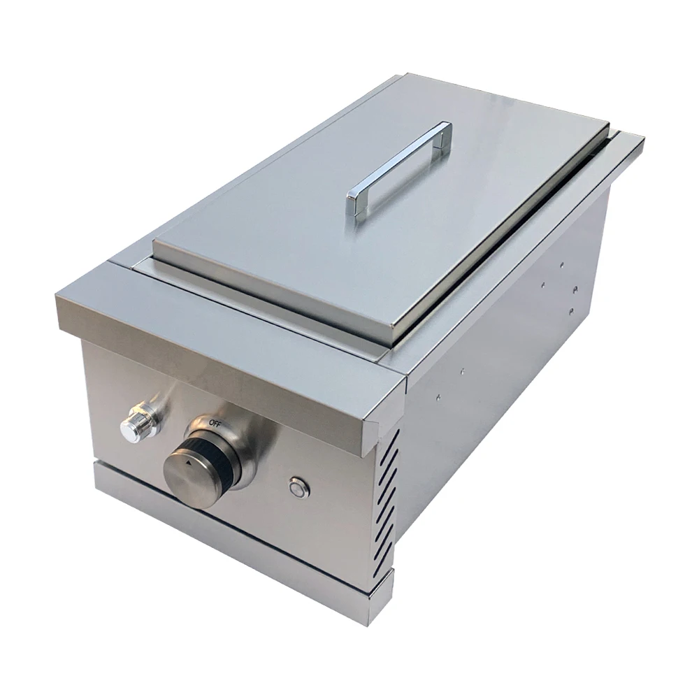 Builtin Stainless Steel Outdoor Infrared Side Burner Built In Bbq Mini
