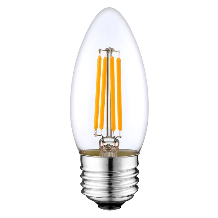 opgroeien Madison spel High Quality 0.5w 1w 2w 3w E26 Led Candle Filament Bulb C35 120v 230v - Buy  Dimmable Flament Led E26 Medium Base Candle Bulb Warm White,Clear Glass  Edison Style Dimmable Filament Led