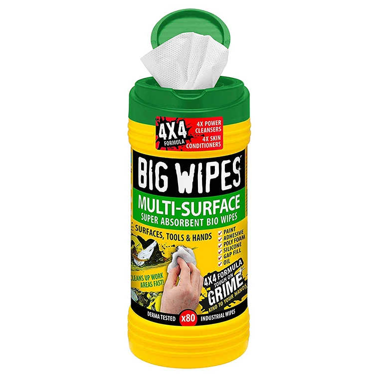 Wholesale X80 Disposable Lint Free Nonwoven Wipes Heavy Duty Polyester