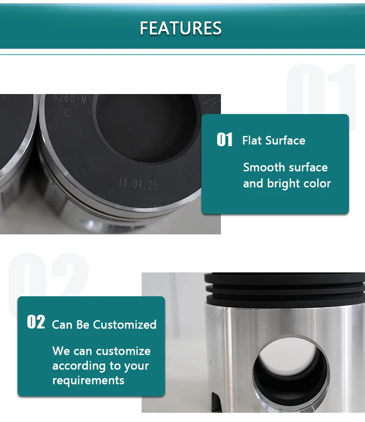 Price Custom Manufacturers Pistons Assembly 612600030011 Steel Diesel