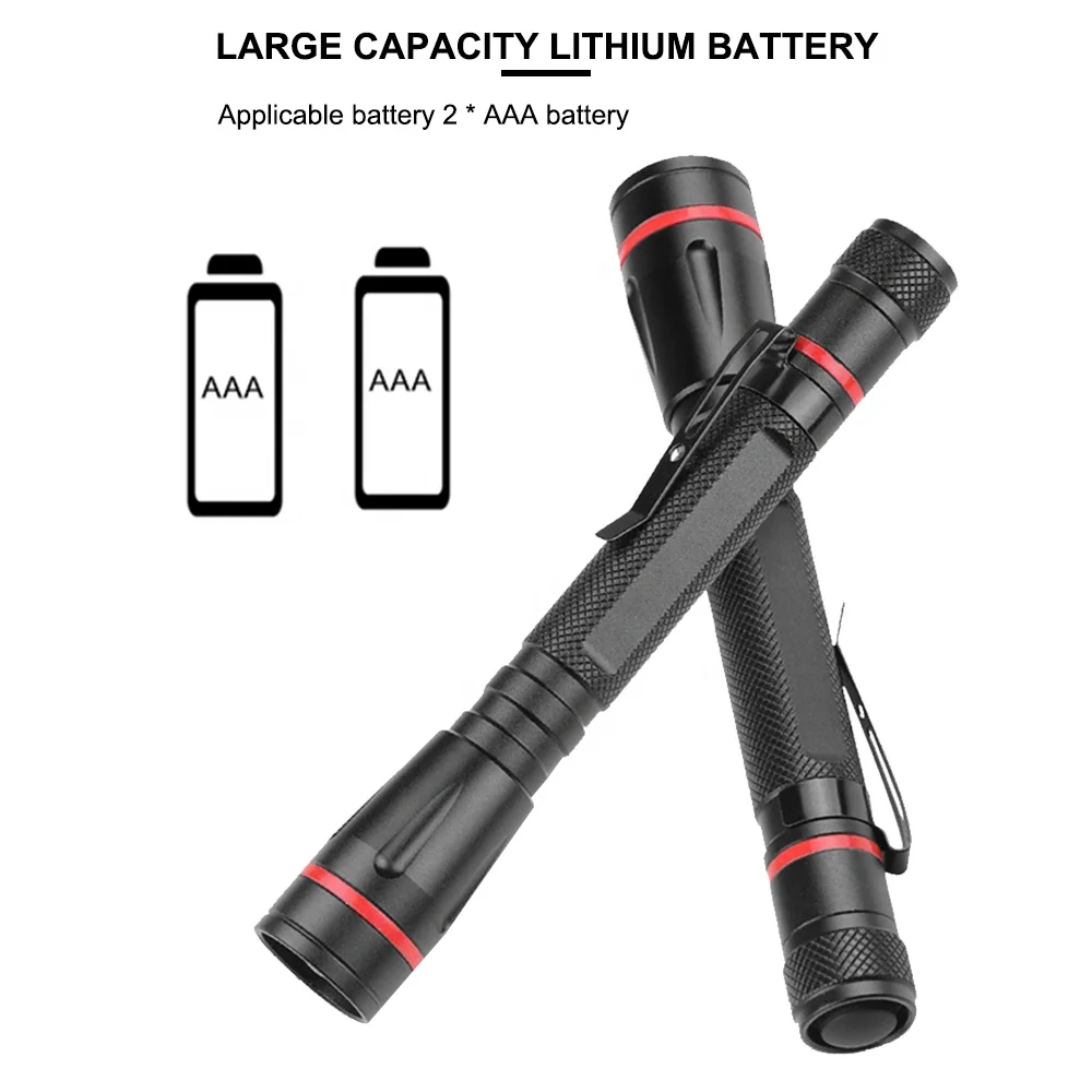 B11A Fixed Focus Mini Led Flashlight XPE LED Aluminum Portable Penlight Medical Pen Light 200lm Waterproof Doctor Flashlight