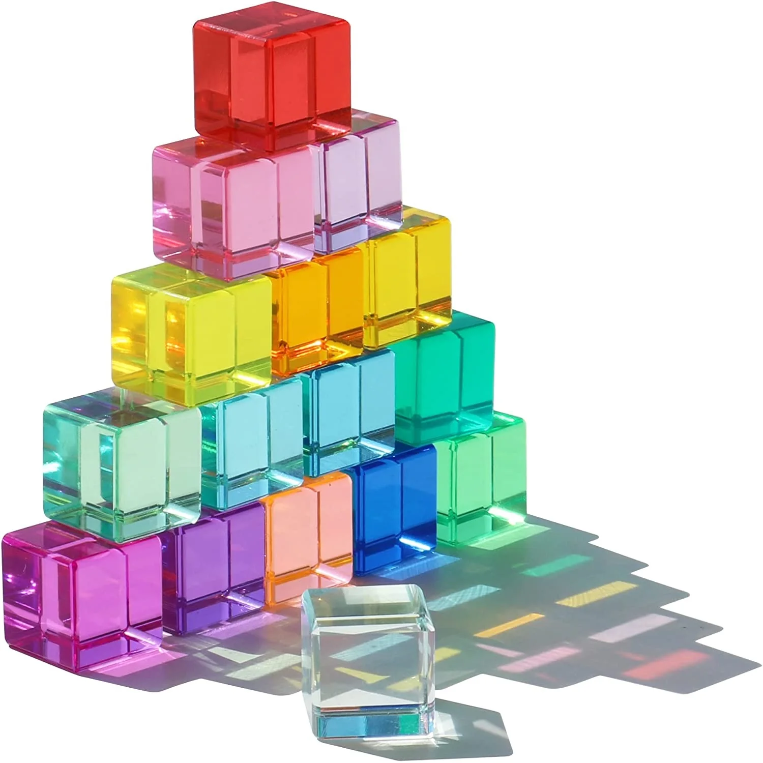 Arc en ciel Montessori en bois coloré pour l'éveil des enfants Arc en ciel Montessori en bois coloré pour l'éveil des enfants