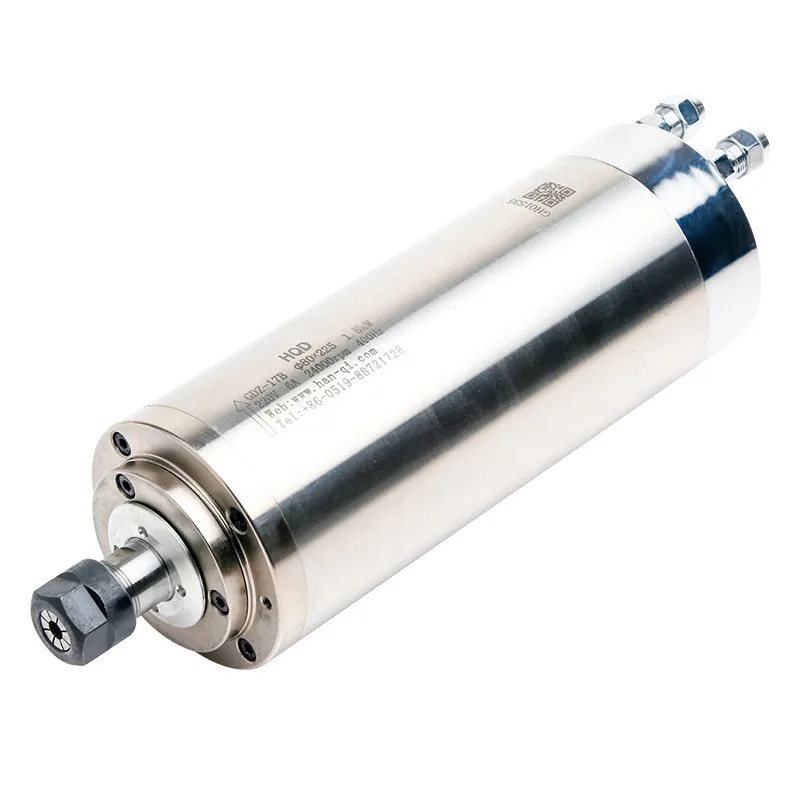 GDZ-17B木工スピンドル1.5kw er16直径80 cncフライス盤彫刻用高速水冷