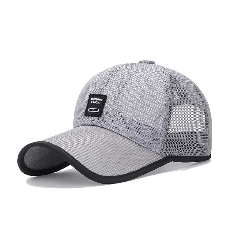 Mesh Cover Breathable Sport Cap Running Quick-drying Baseball Cap ...