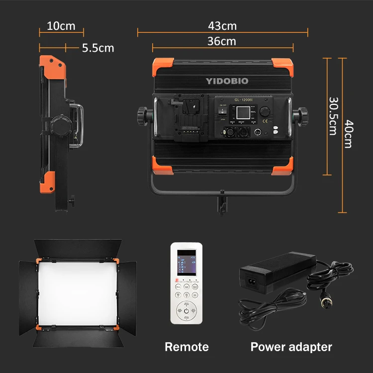 Trending products 2023 new arrivals 120w camera light led wireless dmx photo studio accessories 2700-7500k video fill lights