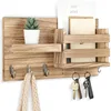 Mail rack (2 styles) - burnished finish, 42 x 21 x 9 cm
