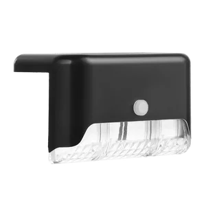 Vertak Floor Solar Step Lights With Switch for Outdoor