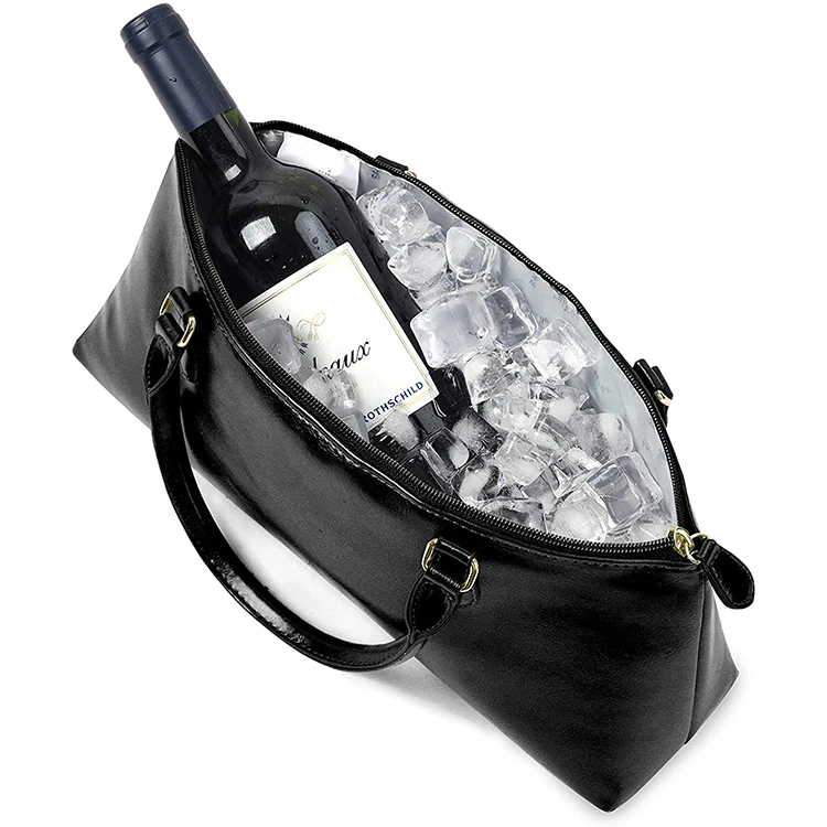 wine bottle carrying clutch