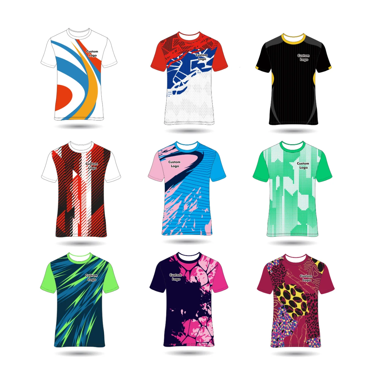 Fashion Casual Boys Men's Plain Printing T-Shirts Sublimation Printing Machine Men's T-Shirt Sublimation Blanks T-Shirts