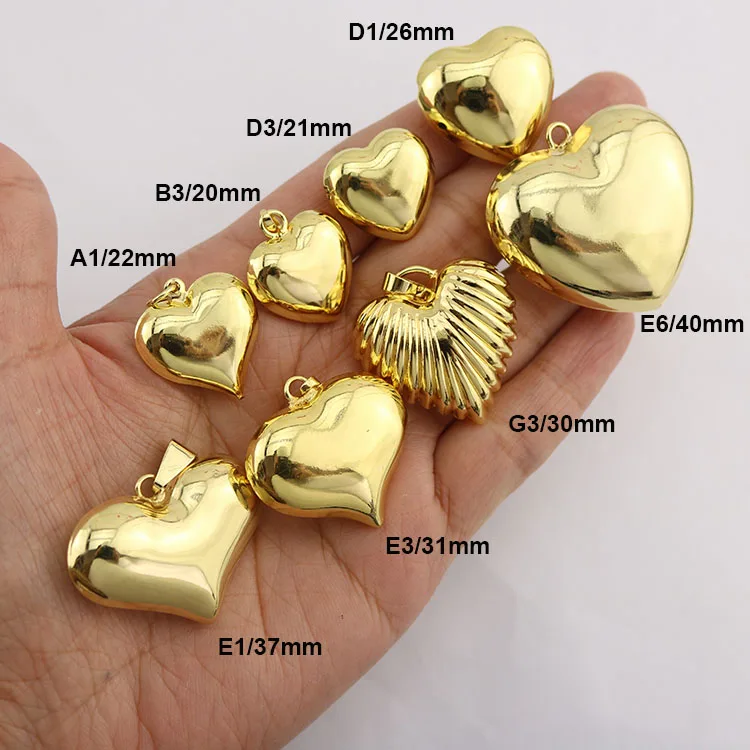 Chic Chunky Jewelry - 18K Gold Plated Charms & Pendants