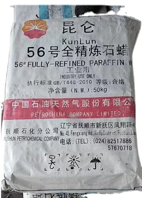 Factory Price Fully Refined Paraffin Wax 54 56 58 Kunlun Velas Parafina Paraffine Bueno Precio Barato