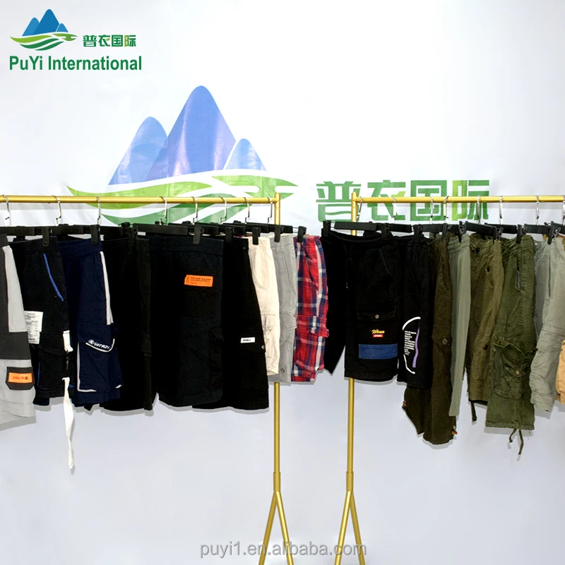 Designer Vintage usato per adulti Cargo pantaloni corti a gamba