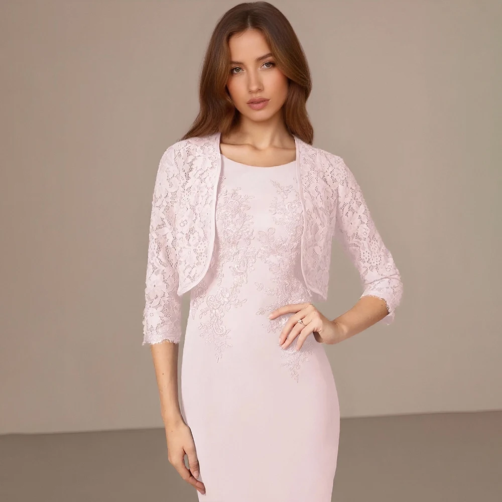 TEENYEE Designer Evening Wrap Mother of the Bride Bridesmaid Sheer Bridal Bolero Lace Jacket for Bride Dress