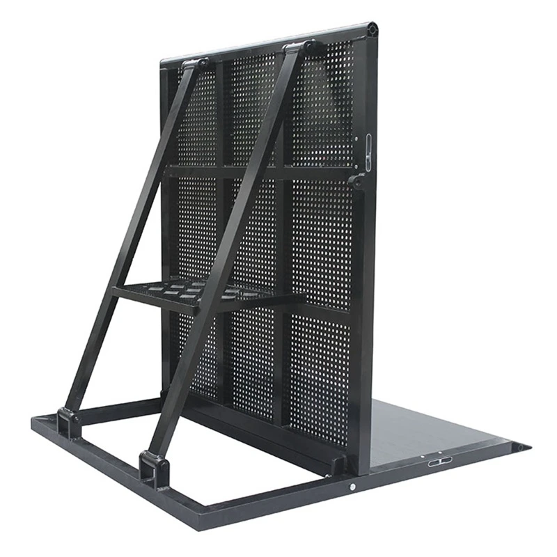 Fast Set up Concert Crowd Control Barricade Blow Through Mojo Barrier
