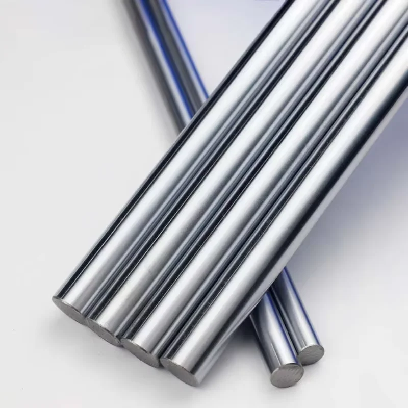 Optical Axis Linear Guide Bearing Chrome Plated Rod Soft Hard Shaft Cutting Construction Application Custom Made Guide Column