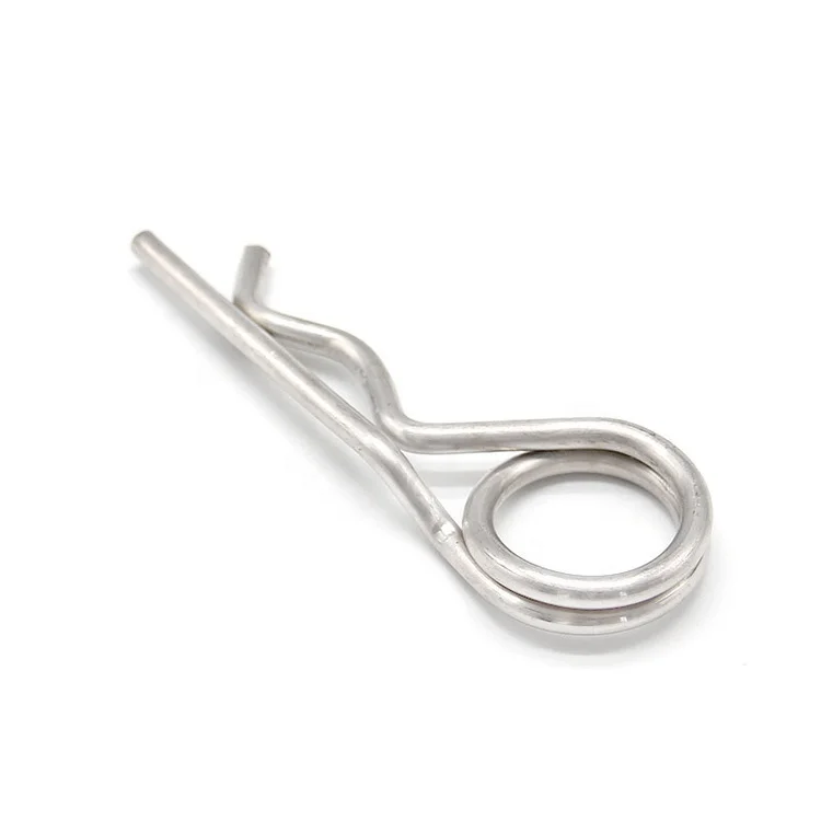 Inox 304 Stainless Steel Double Coils Heavy Duty Spring Cotter Pins