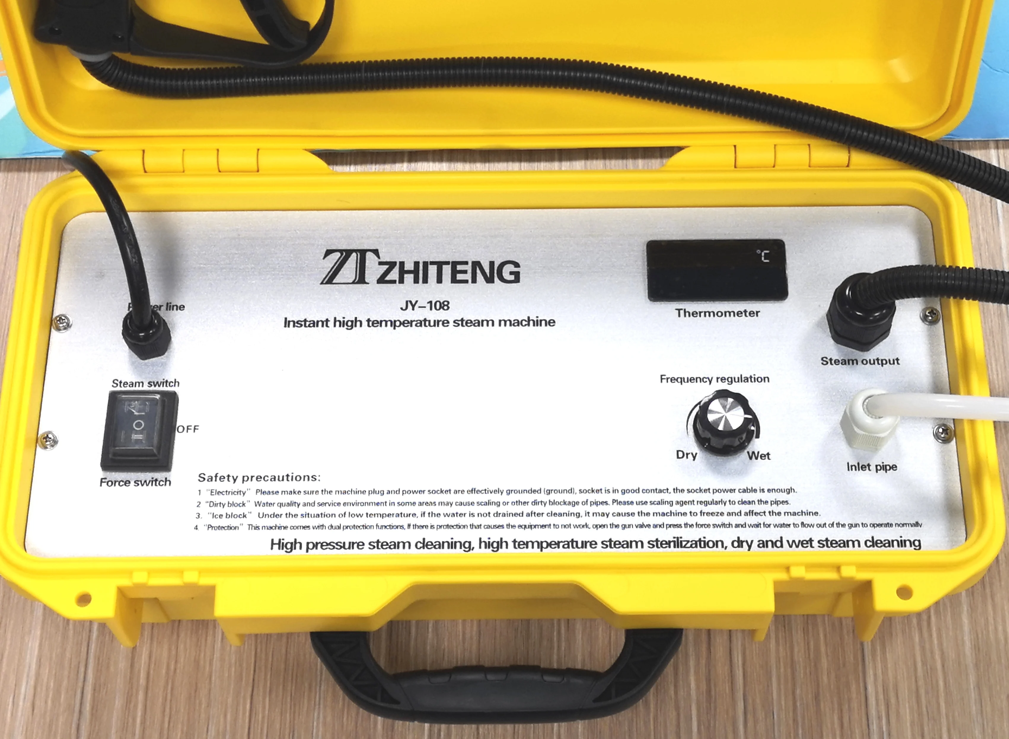 家庭用　スチームクリーナー 家庭用ZT-108スチームクリーナー、壁掛け床天井冷蔵超薄型