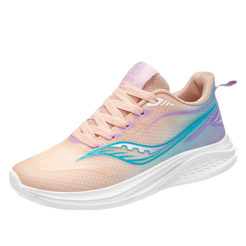 Ultra Light Jelly Shaped Rubber Bottom Custom Logo Sneakers