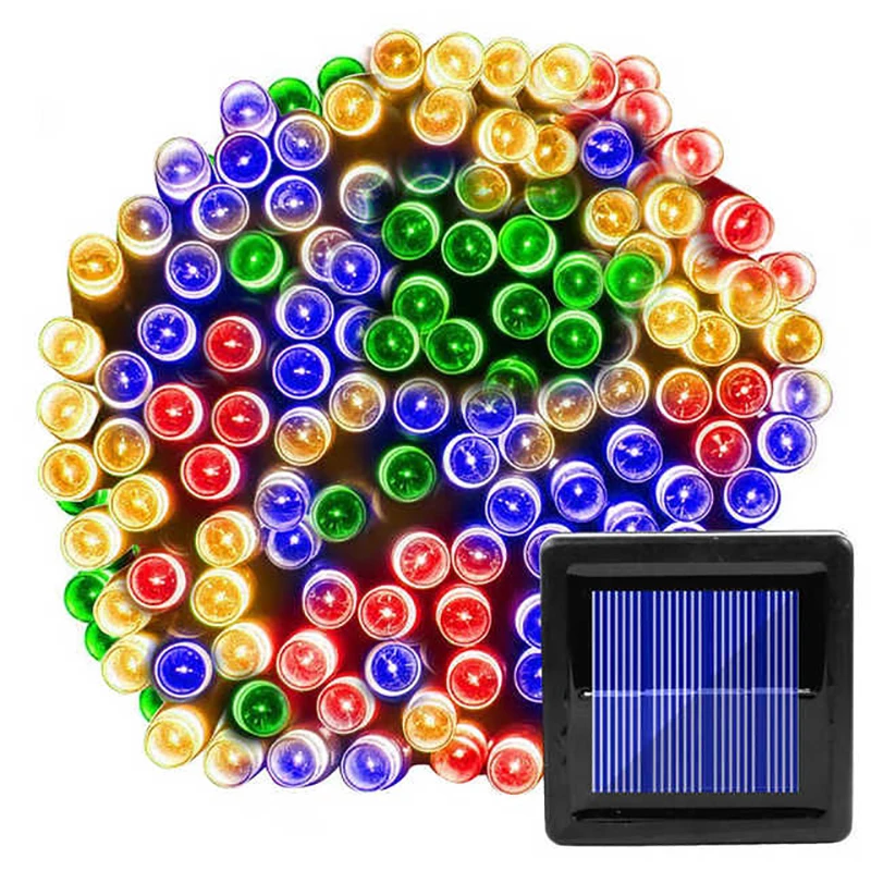 Solar String Fairy Light 100 LED Waterproof Outdoor Garland Solar Christmas Lights Party for Garden Decorative