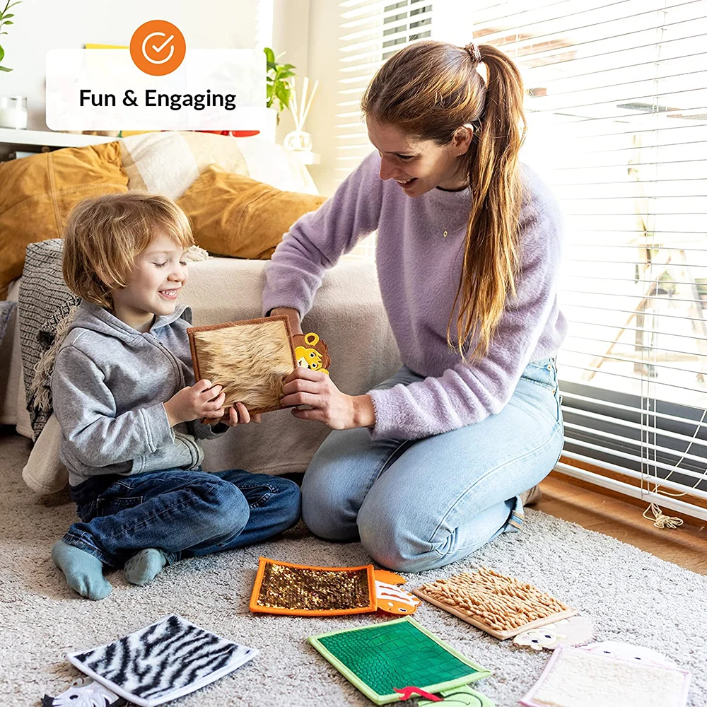 Настраиваемые сенсорные напольные плитки в форме животных текстурированные игрушки для детей с