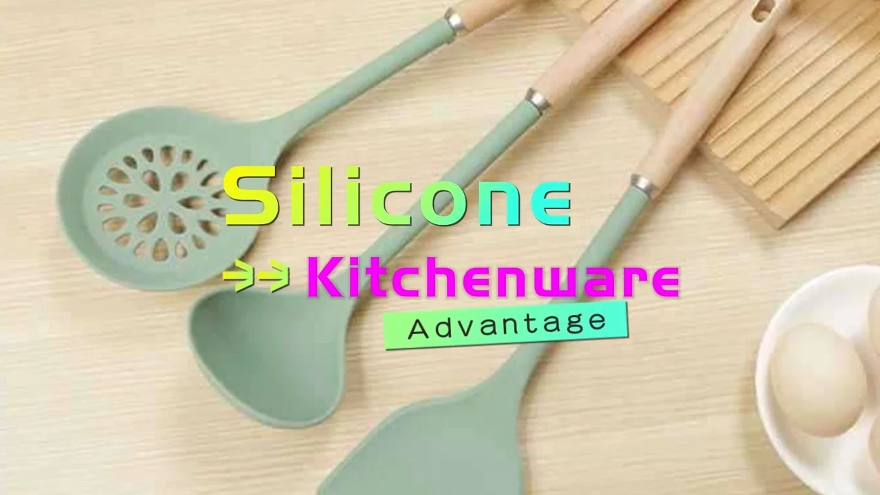 Heatresistant Non Toxic Food Grade Kitchen Silicon Spoon Set Utensil