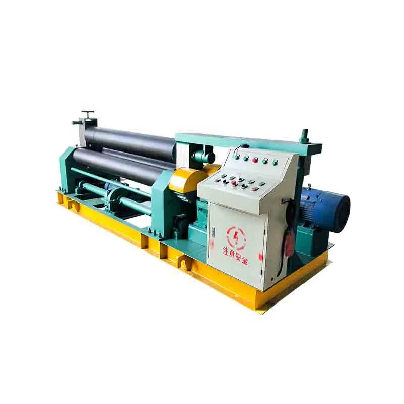 Spiral Plate Rolling Machine W11-3x2500 Horizontal Plate Bender 3 Roller Sheet Metal Cold Rolling Machine