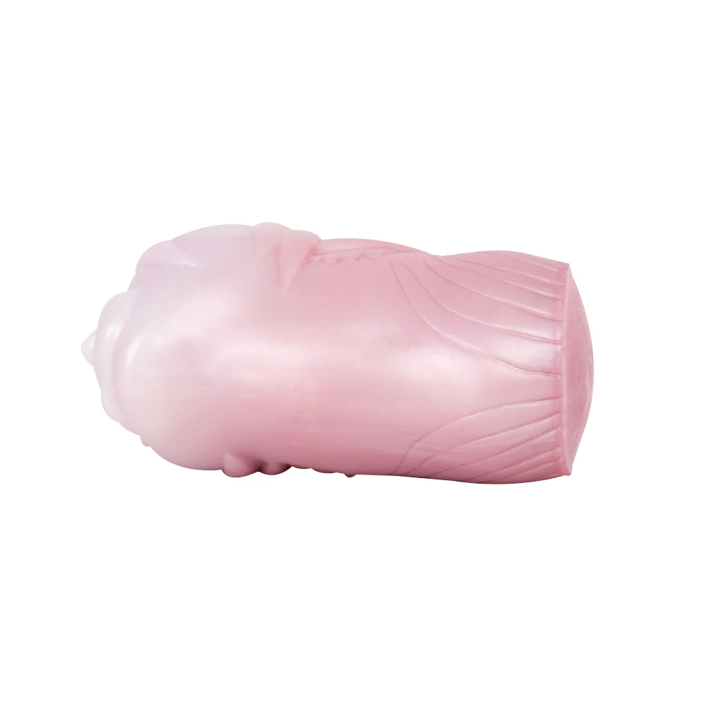 GEEBA Western Magic Beast Goddess Net Weight 685G Hibiscus Color Liquid Silicone Simulation Beast Cup Male Sex Product