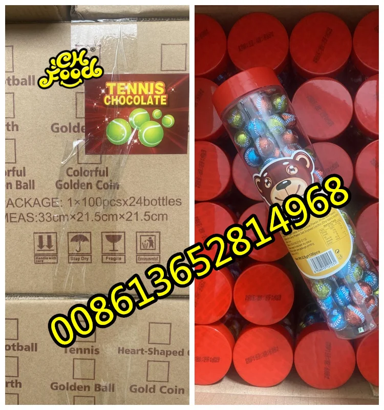 Strawberry Heart Dinosaur Egg Football Tennis Ball Golden Ball Earth Shaped Chocolate Candy Crispy Sweets