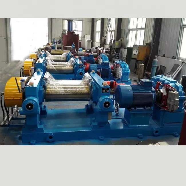 Rubber Two Roll Mill  Stock Blender  Rubber or Plastic Used Rubber Mixing Mill Lab test Machine