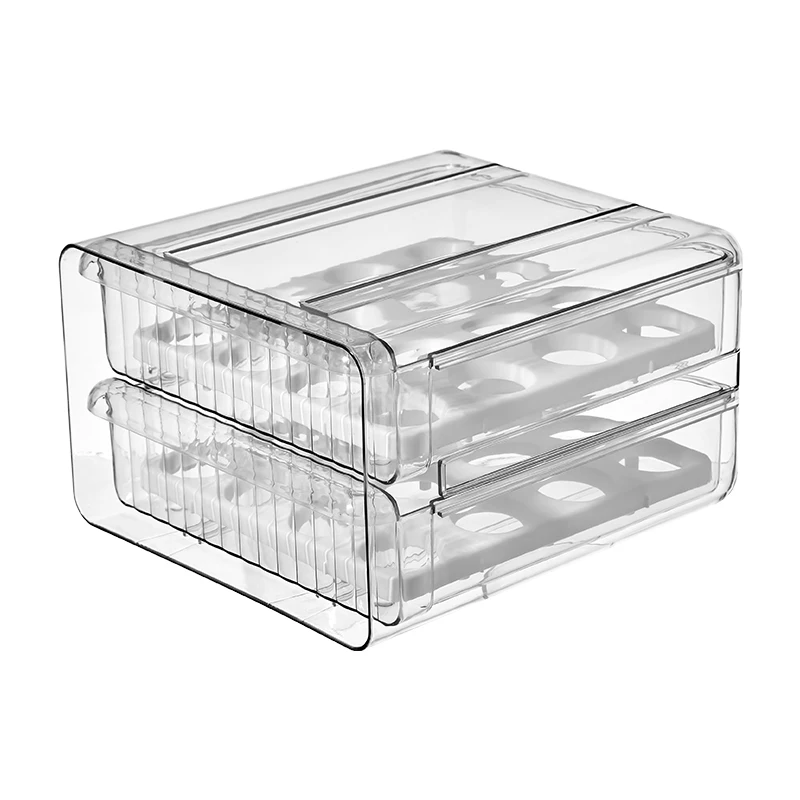 household fridge organizer automatic rolling plastic