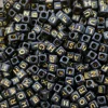 6x6mm Black + Gold