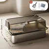 [60cm Extra Large Sloping Stainless Steel Basin with 15cm Thickness]