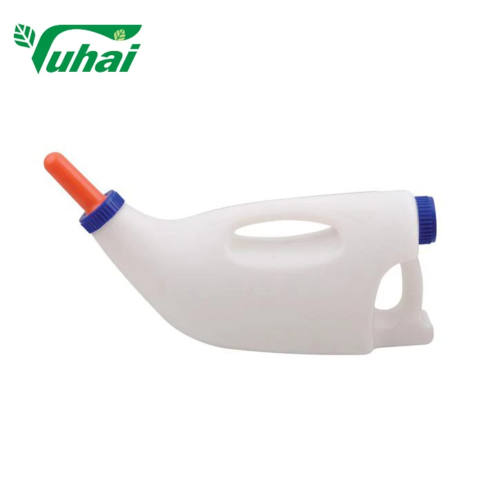 product calf feeding bottle with handle calf milk bottle with natural rubber nipple cattle feeder-9