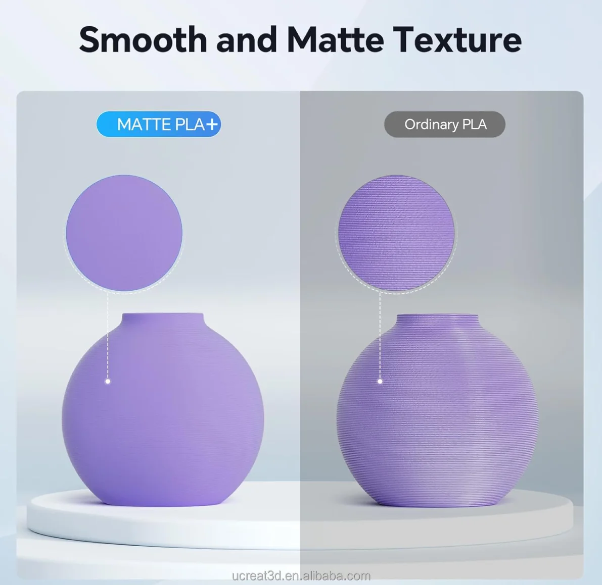 Creat3d Filament Creat3d Matte PLA+ 3D Printing Filament - High Speed & Toughness