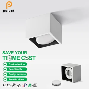 Modern GX53 CCT Downlight Recessed LED Ceiling Three-colour Colour Change Replaceable Bulb for Living Room Bedroom Kitchen