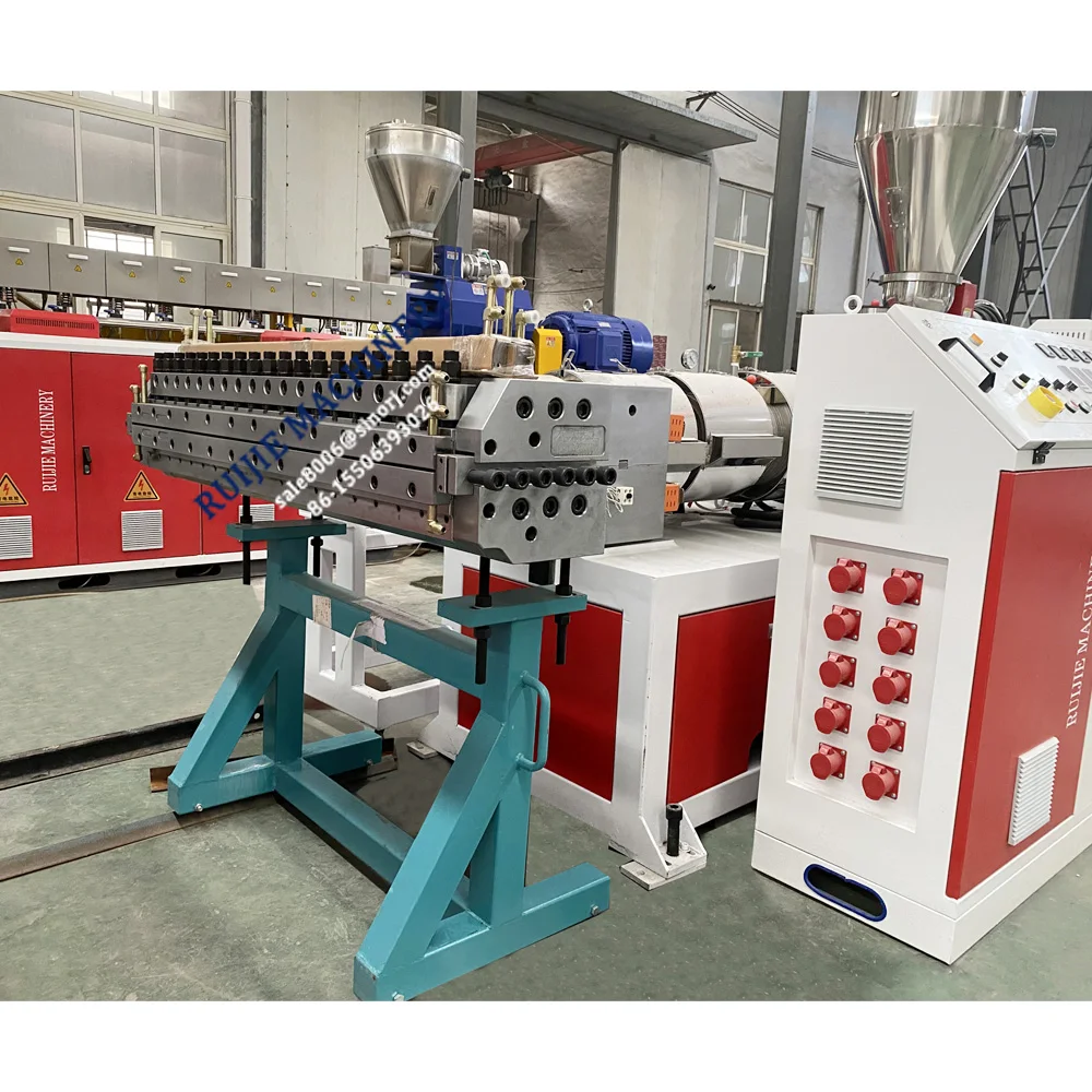 Pvc Wpc Wood Veneer Plastic Composite Board Extrusion Making Machine ...