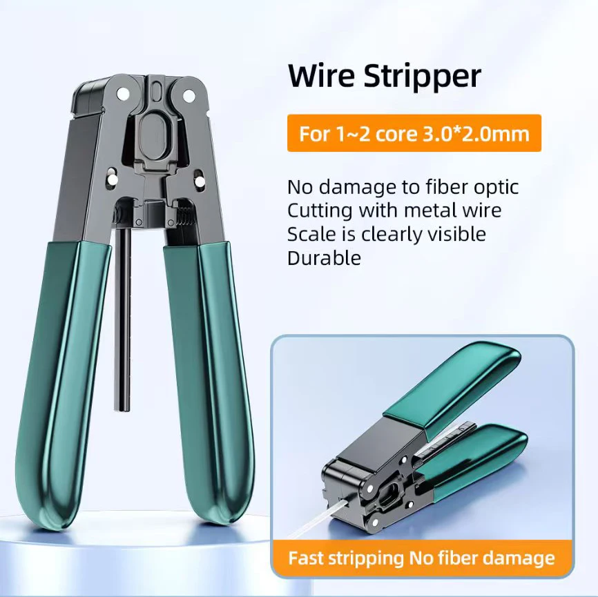 Fiber Optic Tool Kit For FTTH Solution Cable Cutting Stripper Jointing Tools Optical Fiber Tool Kit