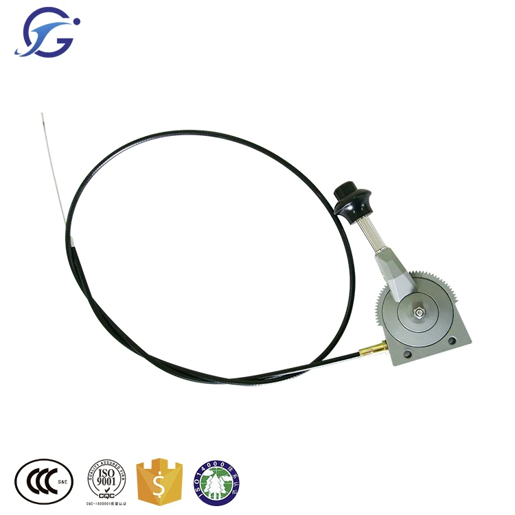 GJ1103A Hand Throttle Control Lever and Accelerator Cable for Fuel tank Car Construction Machines