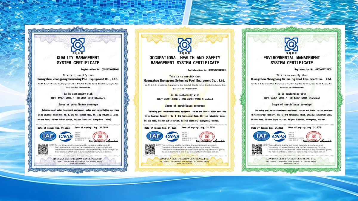 Guangzhou Zhongpeng Swimming Pool Equipment Co., Ltd.